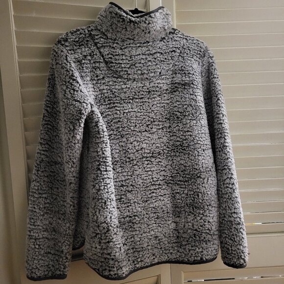 Winter Fleece Quarter-Zip Sweater New Thread & Supply Small - Picture 2 of 3